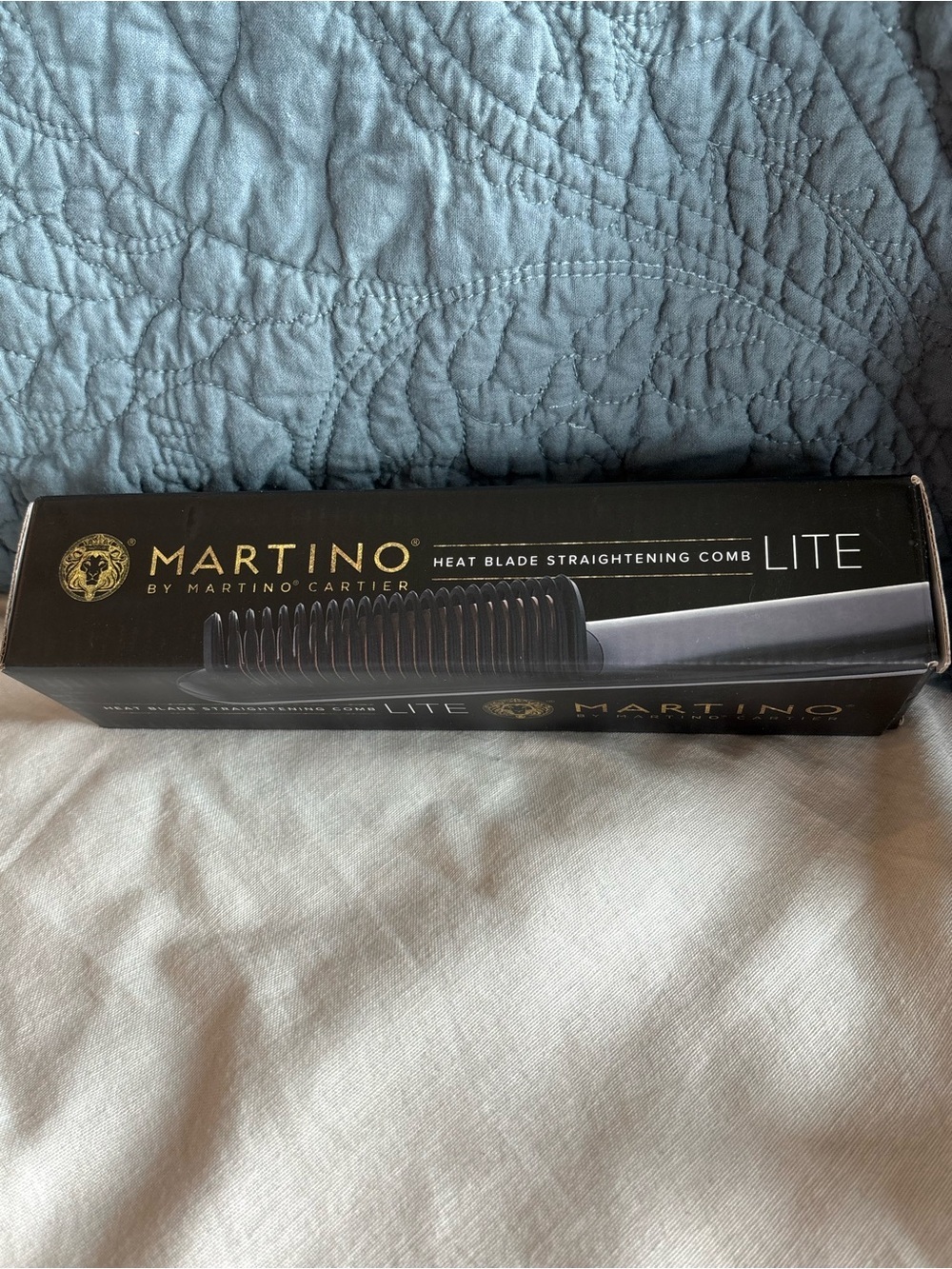 Martino Heat Blade Lite Hair Straightening Comb New in Box